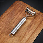 Pelapatate e grattugia in acciaio inox LsCook, Single English Cardboard Packaged, 2-Piece Set Card-packaged