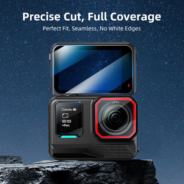 Pellicola protettiva in vetro temperato Flymile per Insta360 Ace Pro 2