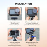 Per DJI Osmo Action 5 Pro / Osmo 360 BRDRC Asta per selfie estesa con treppiede a sgancio rapido, AC6039_2
