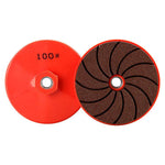 Disco abrasivo integrato per la levigatura dei bordi delle piastrelle, M10 50 Grit, M10 100 Grit, M10 200 Grit, M14 50 Grit, M14 100 Grit, M14 200 Grit