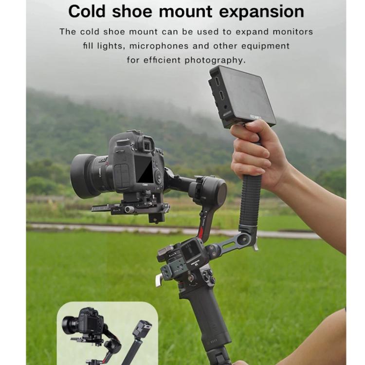 Impugnatura XILETU ad angolo regolabile per stabilizzatori DJI RS 4 Mini/RS 4 Pro/RS 4/RS 3 Mini/RS 3 Pro/RS 2
