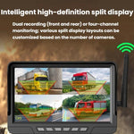 Videocamera retromarcia wireless HD 7" con visione notturna