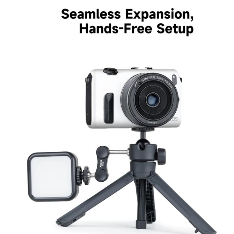 XILETU XS-21 Touch Ground Auto-Open Treppiede Selfie Stick Asta estensibile con testa a sfera universale in metallo 200-402mm