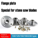 Piastra di posizionamento del disco da taglio per smerigliatrice angolare, piastra flangiata, vite di fissaggio, morsetto, M10 20mm Hole, M14 22mm Hole, M14 25.4mm Hole, M16 22mm Hole
