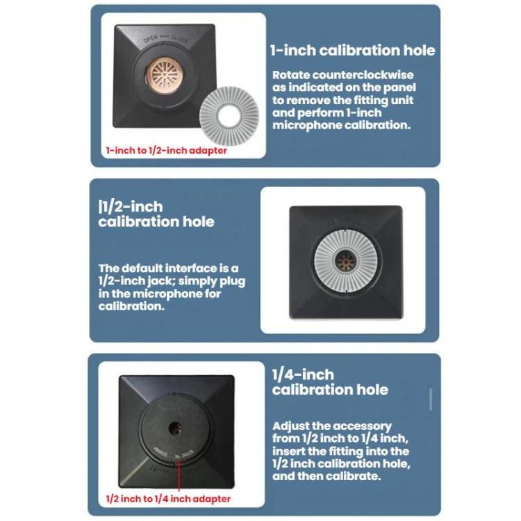 SMART SENSOR Tester di sorgenti sonore di classe 1 per livello sonoro e livello di rumore, ST04A