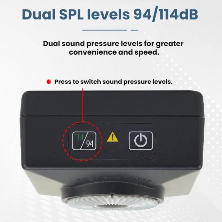 SMART SENSOR Tester di sorgenti sonore di classe 1 per livello sonoro e livello di rumore, ST04A