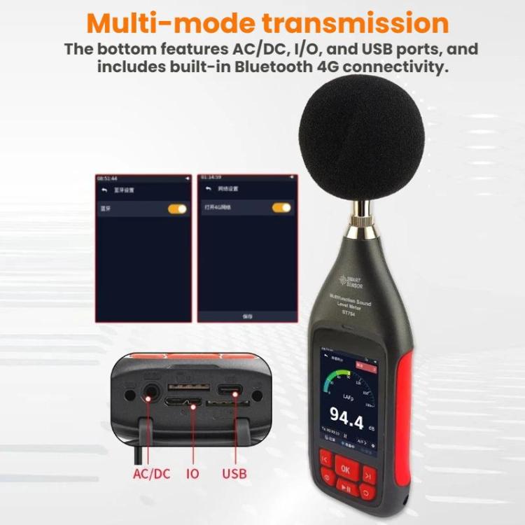 SMART SENSOR Rilevatore statistico integratore di decibel ad alta precisione, ST754