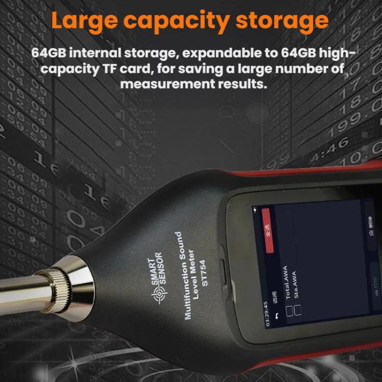 SMART SENSOR Rilevatore statistico integratore di decibel ad alta precisione, ST754
