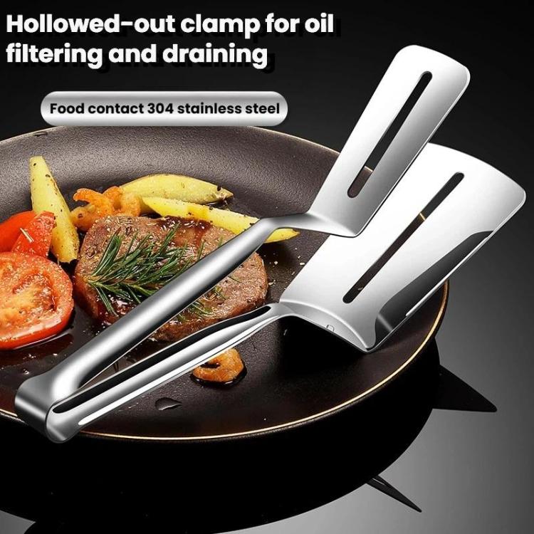 Pinze per alimenti LsCook in acciaio inox 304, ideali per la casa e la cucina, con clip rinforzata per bistecche.