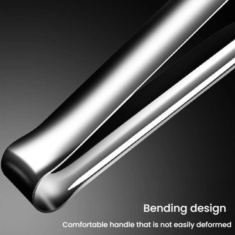 Pinze per alimenti LsCook in acciaio inox 304, ideali per la casa e la cucina, con clip rinforzata per bistecche.