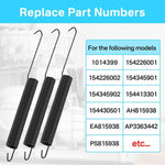 Molla di ricambio per sportello lavastoviglie JJ-9333-B-0, codice ricambio AP3363442 1014399