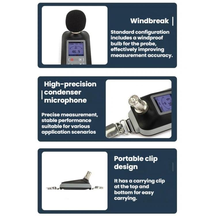 SMART SENSOR Livello 2 Tester statistico integrale di precisione per il rumore, ST864