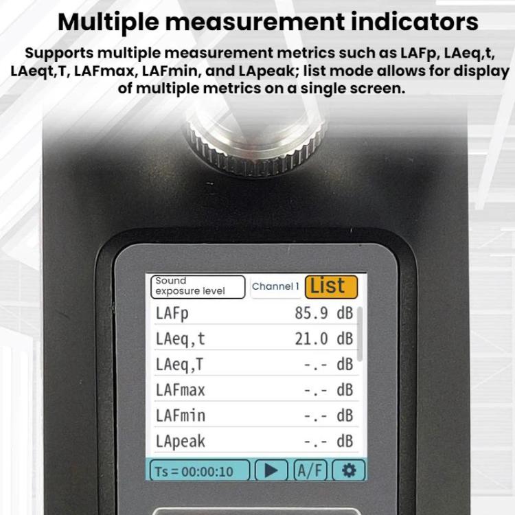 SMART SENSOR Livello 2 Tester statistico integrale di precisione per il rumore, ST864