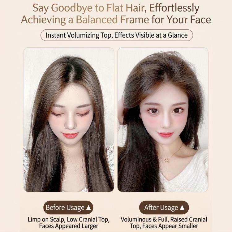 Extension capelli senza cuciture con clip per volume