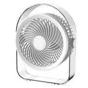 Ventilatore silenzioso da scrivania per esterni con luce notturna e luce notturna per dormitorio, White Direct Plug, Purple Direct Plug, White Rechargeable, Purple Rechargeable