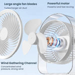 Ventilatore silenzioso da scrivania per esterni con luce notturna e luce notturna per dormitorio, White Direct Plug, Purple Direct Plug, White Rechargeable, Purple Rechargeable