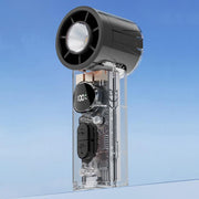 Ventilatore portatile silenzioso S8 ad alta velocità con display digitale e funzione di raffreddamento a ghiaccio.