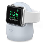 Supporto di ricarica/custodia in silicone AhaStyle PT63 per Apple Watch, mini base di ricarica, senza caricabatterie