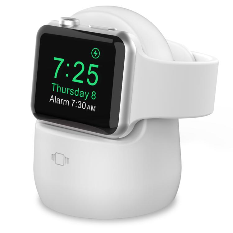 Supporto di ricarica/custodia in silicone AhaStyle PT63 per Apple Watch, mini base di ricarica, senza caricabatterie