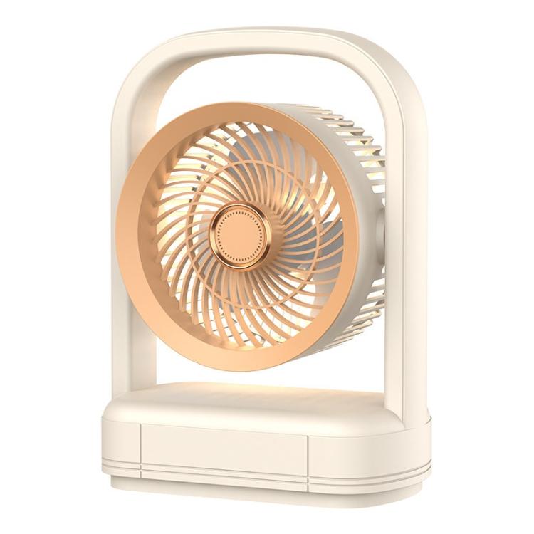 Ventilatore elettrico da tavolo/parete con funzione di ventilazione leggera.