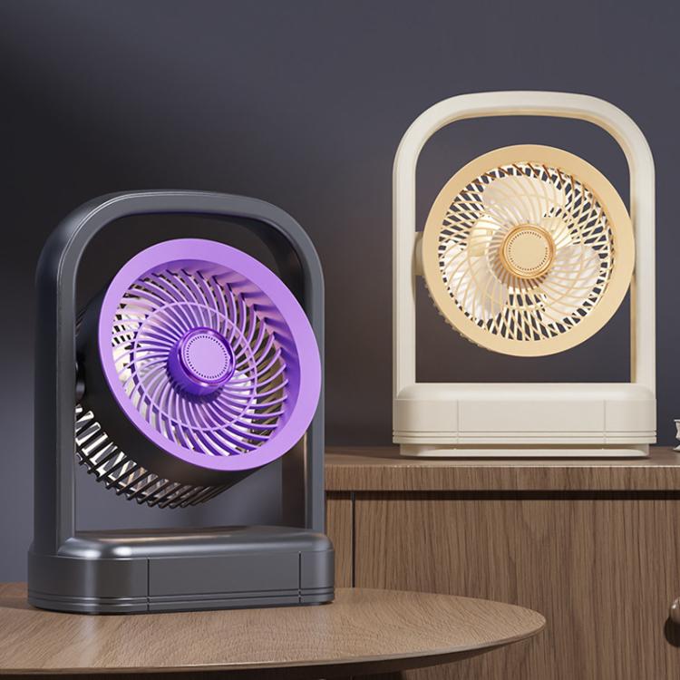 Ventilatore elettrico da tavolo/parete con funzione di ventilazione leggera.