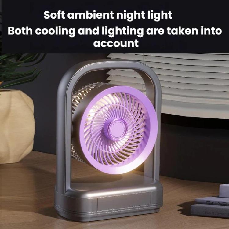 Ventilatore elettrico da tavolo/parete con funzione di ventilazione leggera.