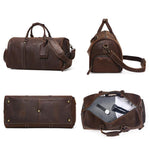 Borsa da viaggio in pelle HUMERPAUL MH475 da uomo, borsa casual da viaggio, MH475