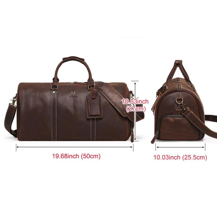 Borsa da viaggio in pelle HUMERPAUL MH475 da uomo, borsa casual da viaggio, MH475