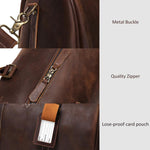 Borsa da viaggio in pelle HUMERPAUL MH475 da uomo, borsa casual da viaggio, MH475