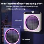 M1 Dispositivo elettrico silenzioso per l'eliminazione delle zanzare, ideale per uso domestico, per esterni: attira, cattura e respinge le zanzare., Plug-in White, Plug-in Blue, Rechargeable White, Rechargeable Blue