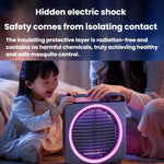 M1 Dispositivo elettrico silenzioso per l'eliminazione delle zanzare, ideale per uso domestico, per esterni: attira, cattura e respinge le zanzare., Plug-in White, Plug-in Blue, Rechargeable White, Rechargeable Blue