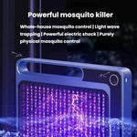 BD888 Trappola per zanzare elettrica silenziosa per uso domestico, a raggi ultravioletti, repellente e antizanzare., Plug-in White, Plug-in Blue, Rechargeable White, Rechargeable Blue