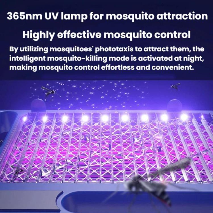 BD888 Trappola per zanzare elettrica silenziosa per uso domestico, a raggi ultravioletti, repellente e antizanzare., Plug-in White, Plug-in Blue, Rechargeable White, Rechargeable Blue