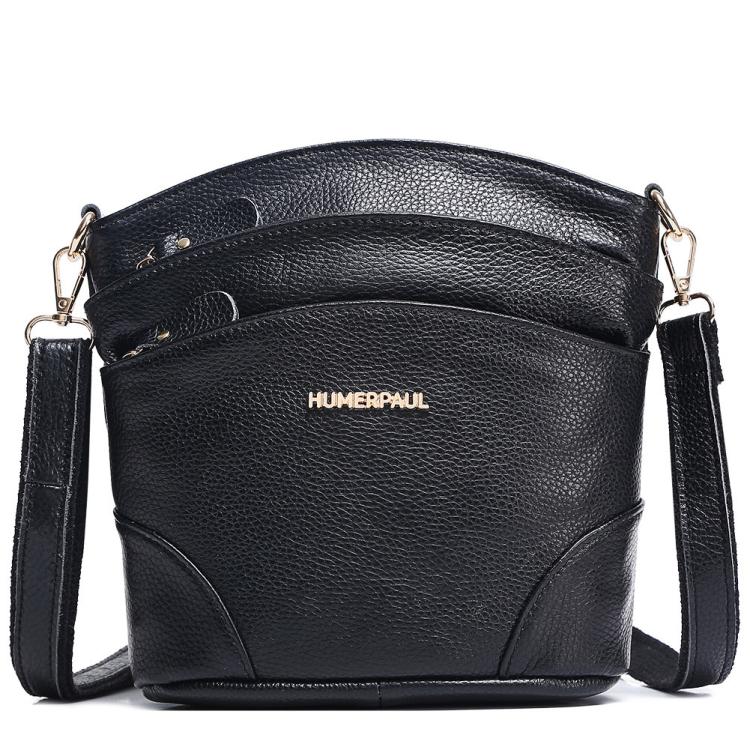 HUMERPAUL WB201 Borsa a tracolla da donna in pelle, grande capacità, borsa a tracolla
