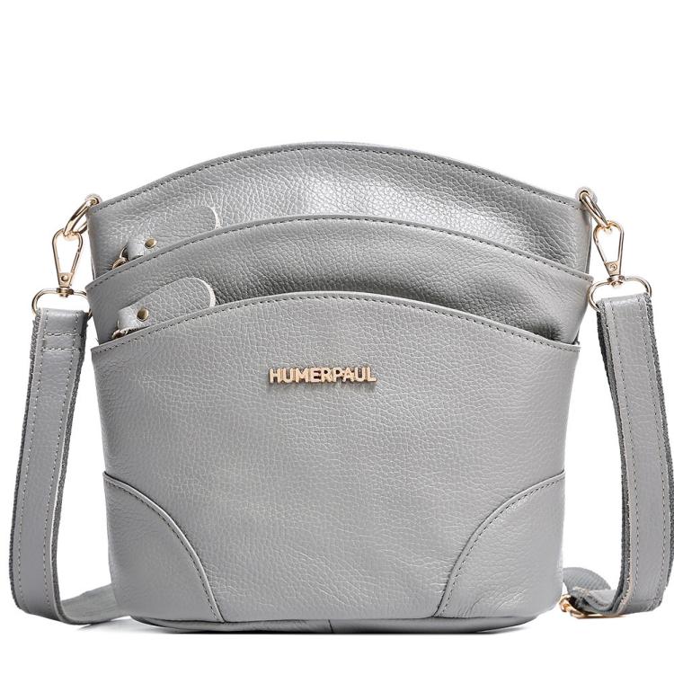 HUMERPAUL WB201 Borsa a tracolla da donna in pelle, grande capacità, borsa a tracolla