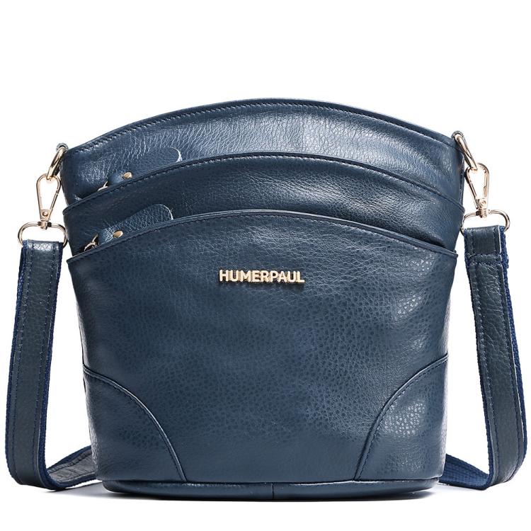 HUMERPAUL WB201 Borsa a tracolla da donna in pelle, grande capacità, borsa a tracolla