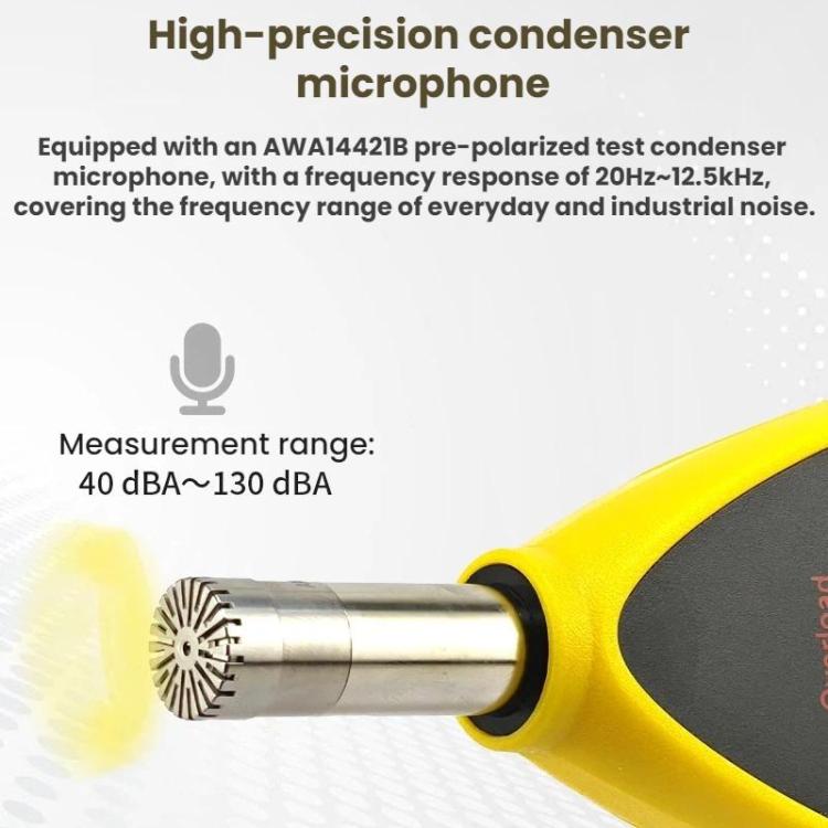 SMART SENSOR Misuratore di livello di rumore sonoro in decibel ad alta precisione, ST844