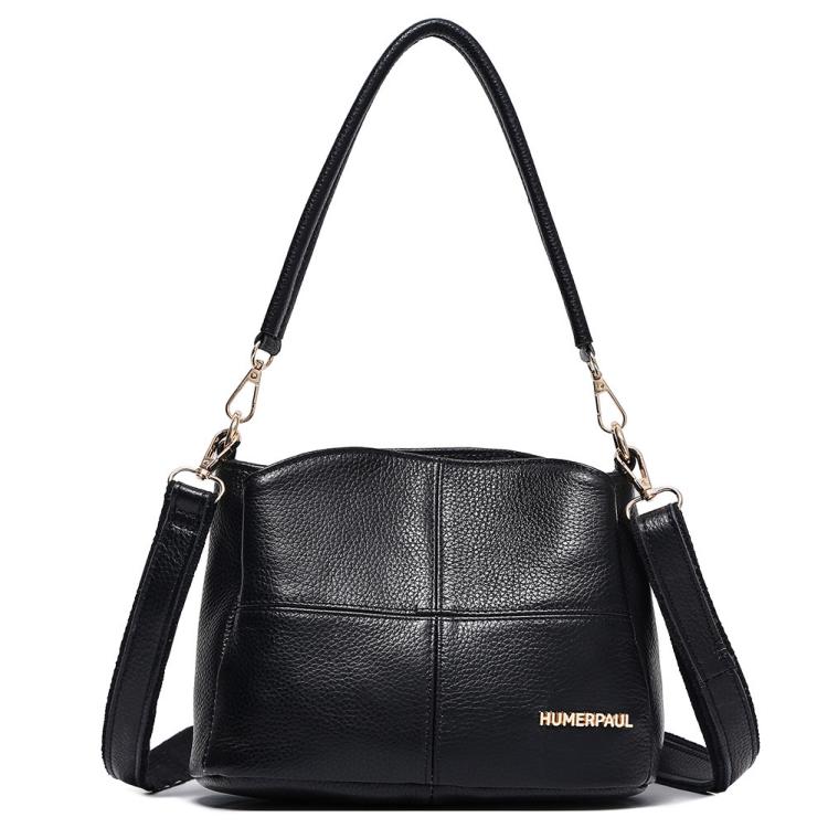 HUMERPAUL WB202 Borsa a tracolla da donna in pelle, grande capacità, borsa a tracolla