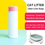 Sacchetti per lettiera per gatti con coulisse, resistenti ai graffi e con pratiche maniglie., 20 Counts 45x32cm, 20 Counts 55x30cm, 20 Counts 65x40cm, 20 Counts 69x40cm, 10 Counts 74x45cm, 10 Counts 79x45cm, 10 Counts 84x45cm
