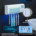 RND-01 Sterilizzatore per spazzolino da denti intelligente con ricarica UVC e supporto antibatterico.