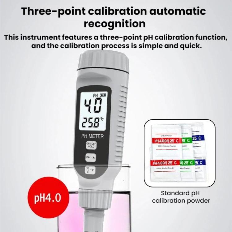 Tester di pH dell'acqua SMART SENSOR con display digitale a penna per acquario, PH808S