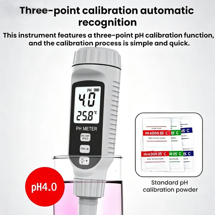 Tester di pH dell'acqua SMART SENSOR con display digitale a penna per acquario, PH808S