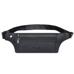 HUMERPAUL MH483 Marsupio da uomo in pelle, borsa a tracolla multifunzionale e casual