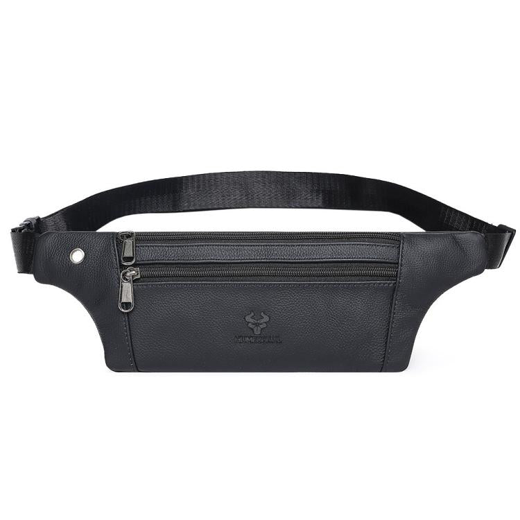 HUMERPAUL MH483 Marsupio da uomo in pelle, borsa a tracolla multifunzionale e casual