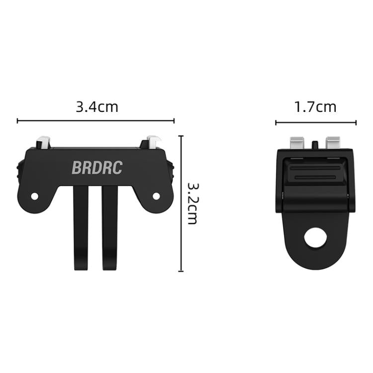 Base magnetica estensibile a sgancio rapido BRDRC a due artigli per Insta360 Ace Pro / Ace Pro 2