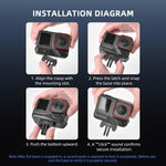 Base magnetica estensibile a sgancio rapido BRDRC a due artigli per Insta360 Ace Pro / Ace Pro 2