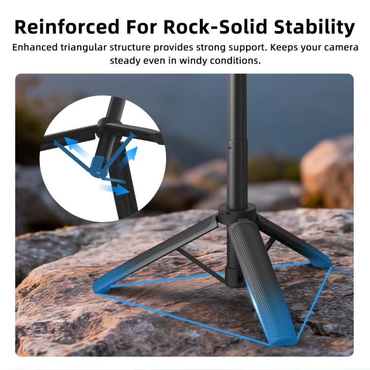 Per Insta360 Ace Pro 1 / 2 / ACE / X5 Treppiede estensibile per selfie a sgancio rapido Flymile