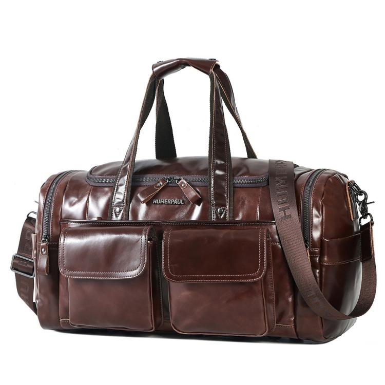 Borsa da viaggio/lavoro da uomo in pelle HUMERPAUL MH484, grande capacità., MH484