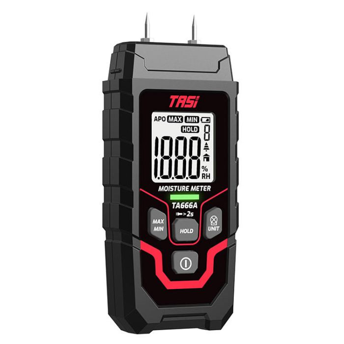 Misuratore di umidità del legno - Tester rapido del contenuto di umidità, TA666A