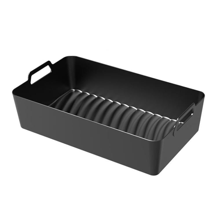 Fodere in silicone per friggitrice ad aria Ninja Foodi Dual AF500 / DZ071, vassoio rettangolare riutilizzabile con manici, Integrated Model, 2-in-1 Model